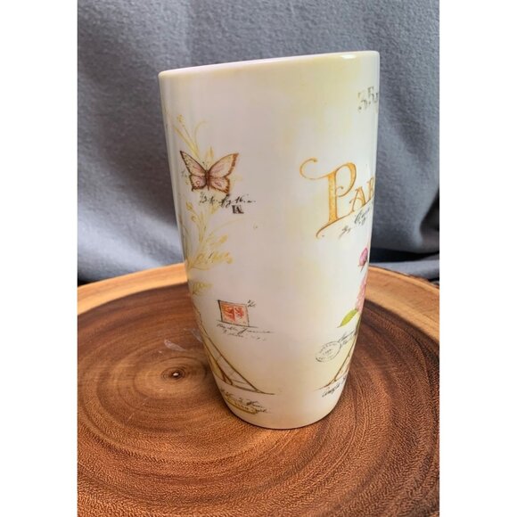Paris Eiffel Tower 17 Oz. Floral Mug by Cypress Home - Picture 6 of 12